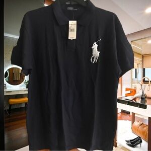 Polo Ralph Lauren Men's  Big Pony Shirt,  Size XL, Dark Blue Color, NEW +TAG !!